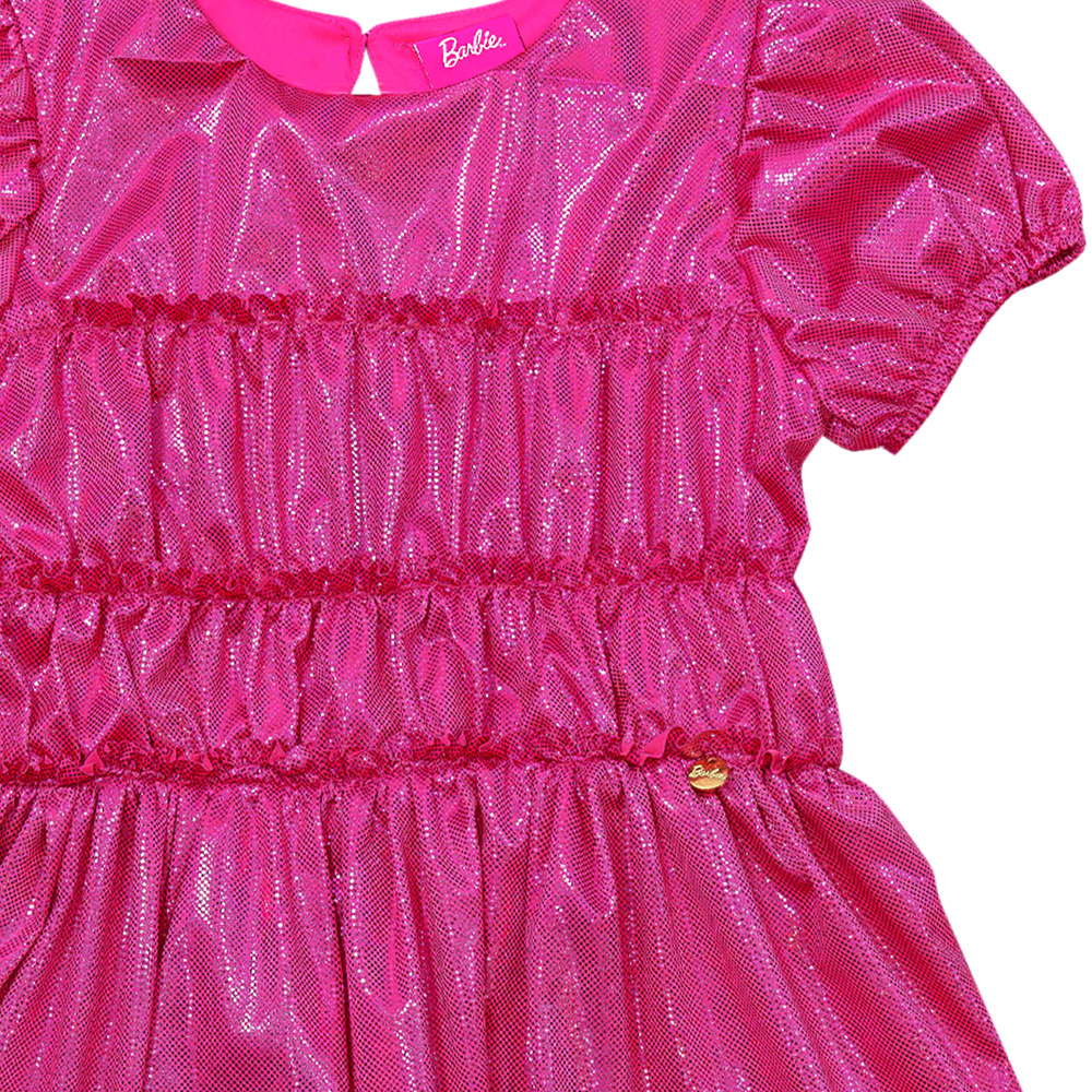 Foto 6 pulgar | Vestido Barbie Brillante para Niña