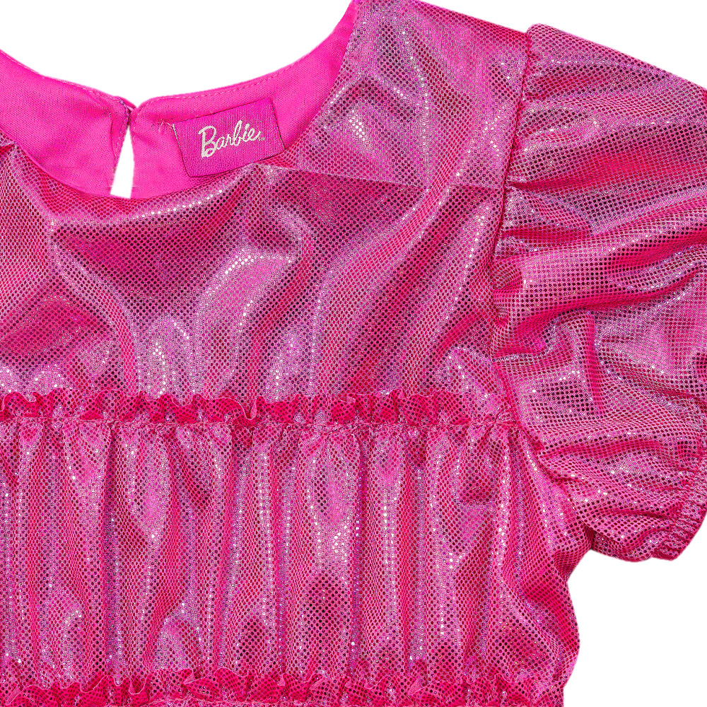 Foto 7 pulgar | Vestido Barbie Brillante para Niña
