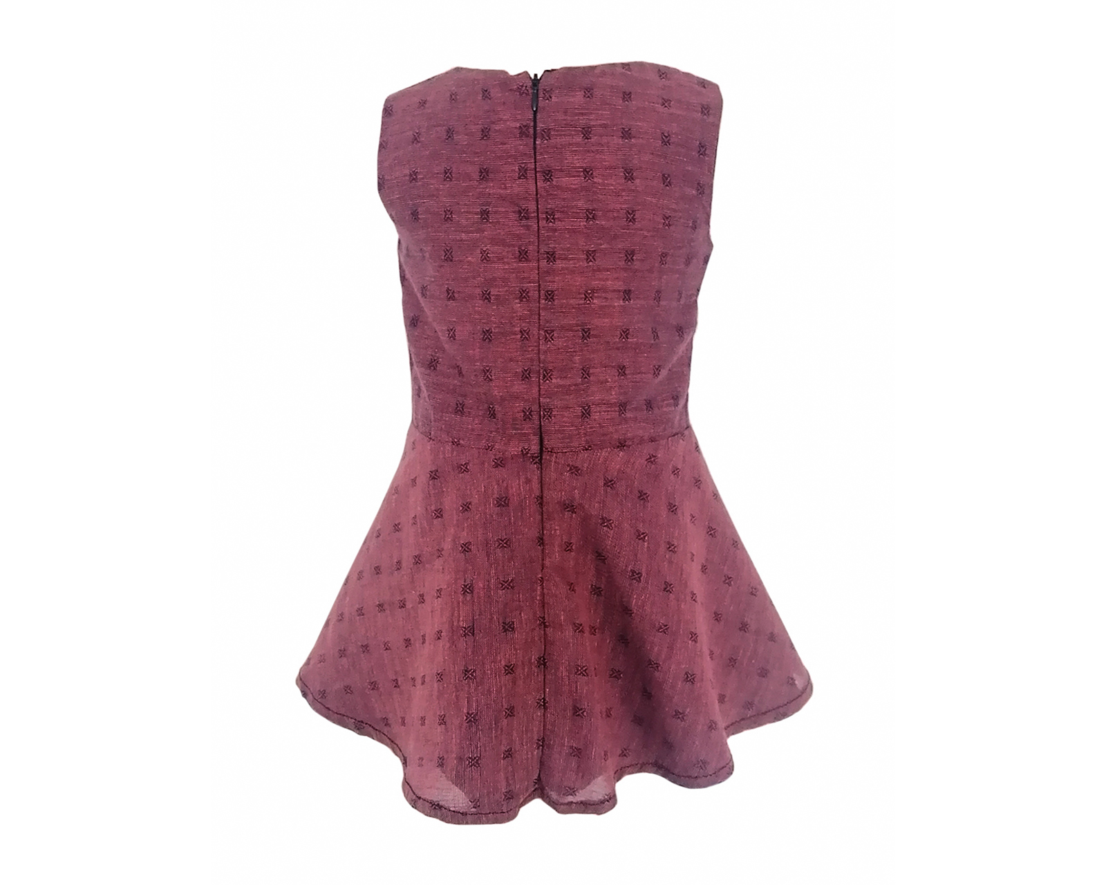 Foto 3 pulgar | Vestido Para Niña Carana Corto, Sin Mangas Corte Circular Con Moño Color Naranja Fucsia