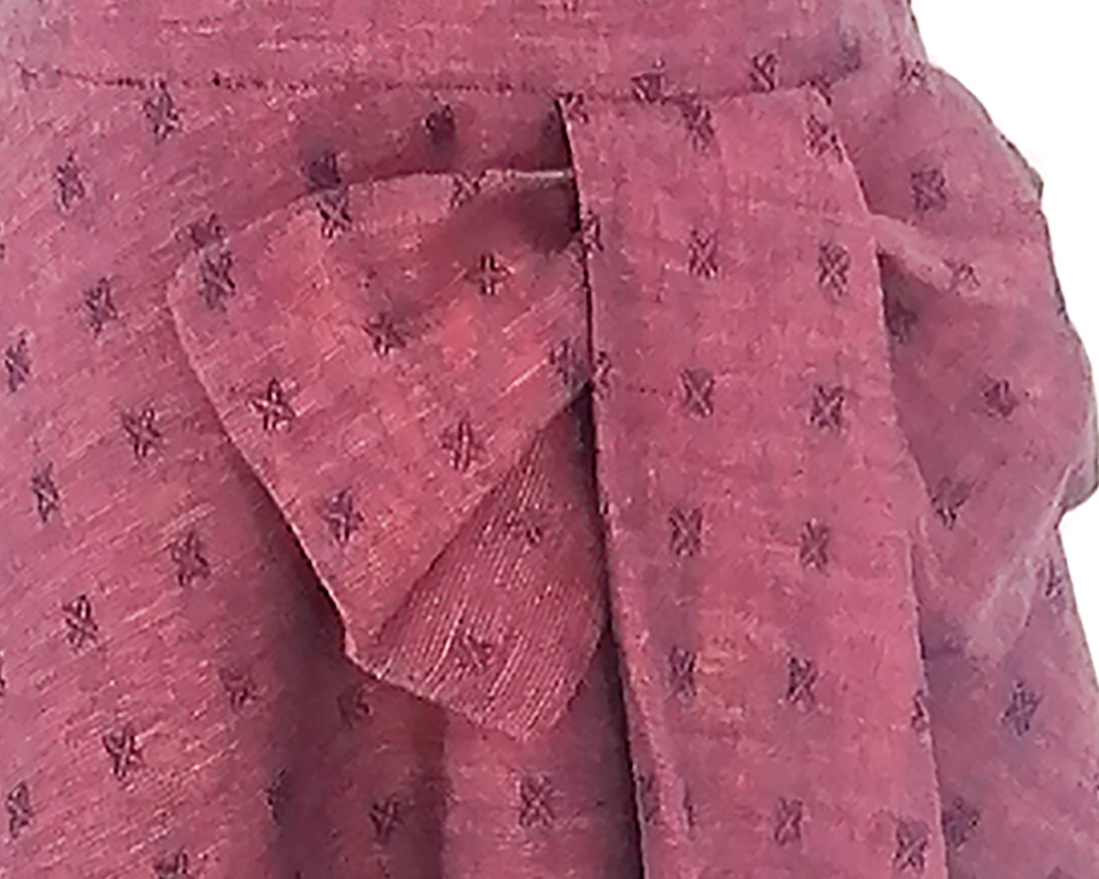 Foto 4 pulgar | Vestido Para Niña Carana Corto, Sin Mangas Corte Circular Con Moño Color Naranja Fucsia
