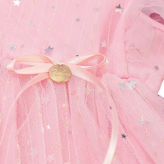 Foto 4 | Vestido Rosa Brillante Barbie para Niña