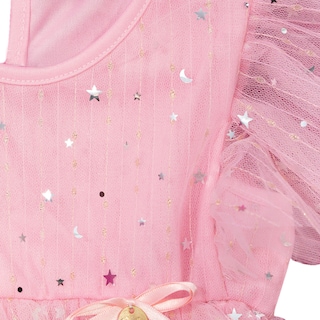 Foto 5 | Vestido Rosa Brillante Barbie para Niña