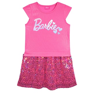 Foto 1 | Vestido con Apliques de Lentejuela Barbie Rosa para Niña