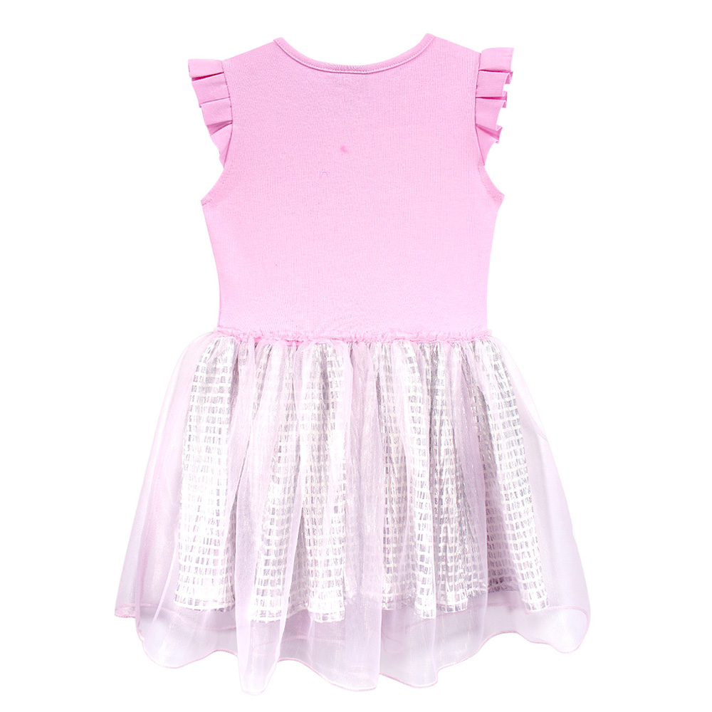 Foto 3 pulgar | Vestido de Algodón con Estampado para Niña