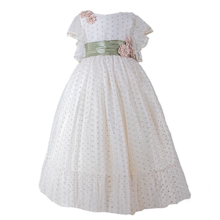 Foto 1 | Vestido de Primera Comunión Mima Lui Olivo Ivory Nude con Decoraciones