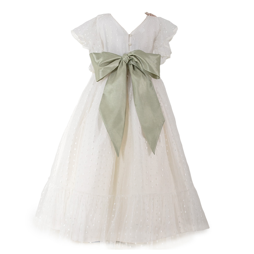 Foto 2 | Vestido de Primera Comunión Mima Lui Olivo Ivory Nude con Decoraciones