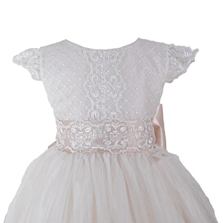 Foto 2 | Vestido de Primera Comunión Mima Lui Anis Ivory Nude con Talle Bordado