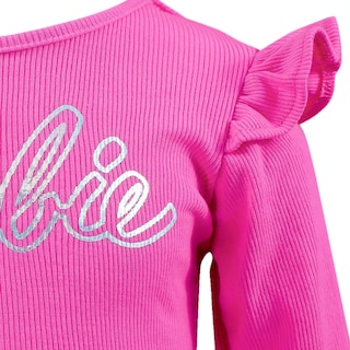 Foto 2 | Vestido con Manga Larga Barbie Rosa para Niña