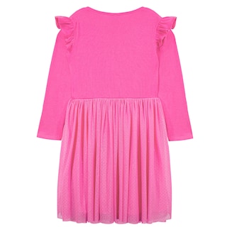 Foto 6 | Vestido con Manga Larga Barbie Rosa para Niña