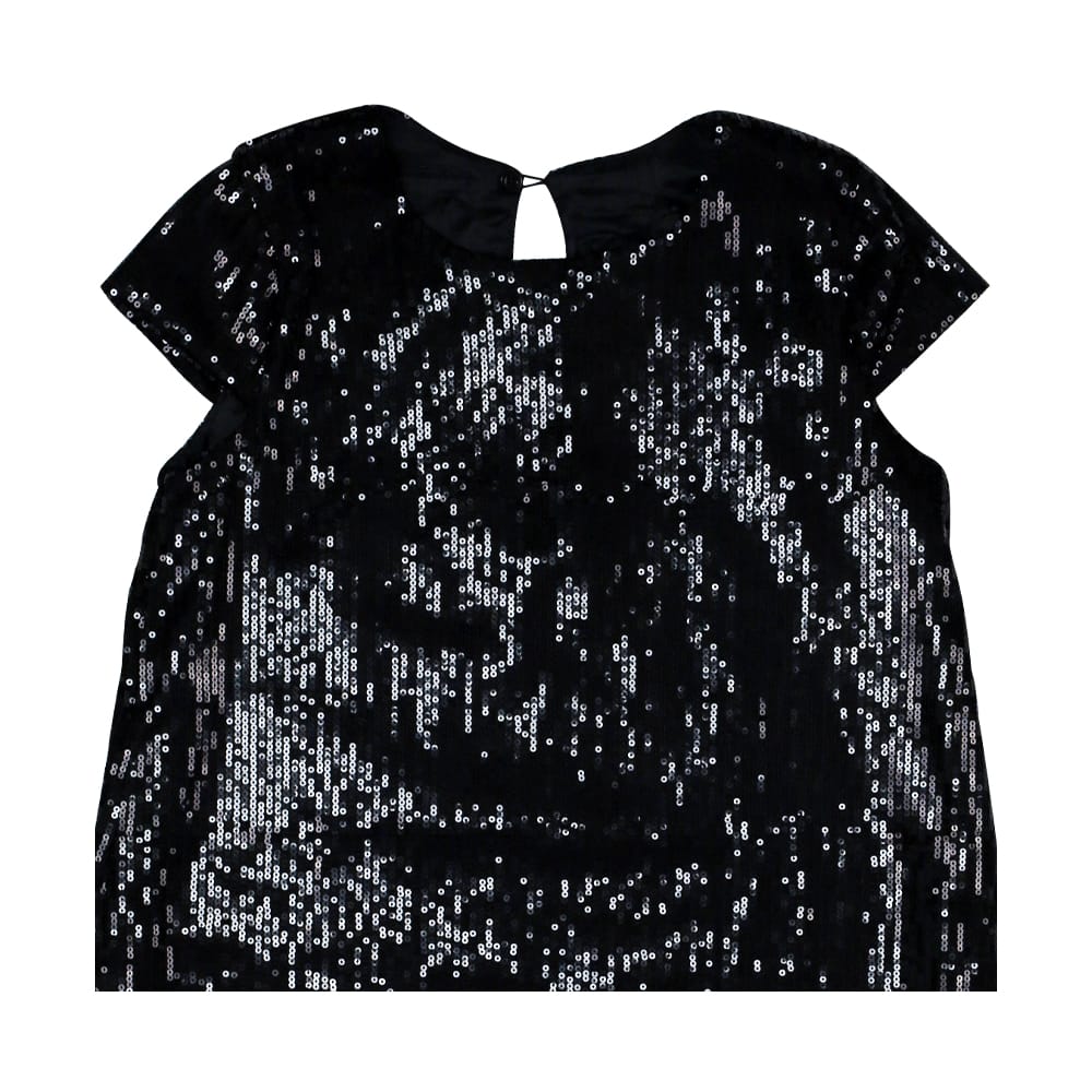 Foto 4 pulgar | Vestido Coqueta Para Niña De Poliéster Negro Con Diadema