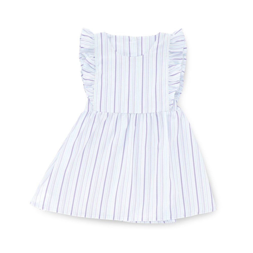 Foto 1 | Vestido Coqueta Para Niña De Poliéster Multi Con Rayas.
