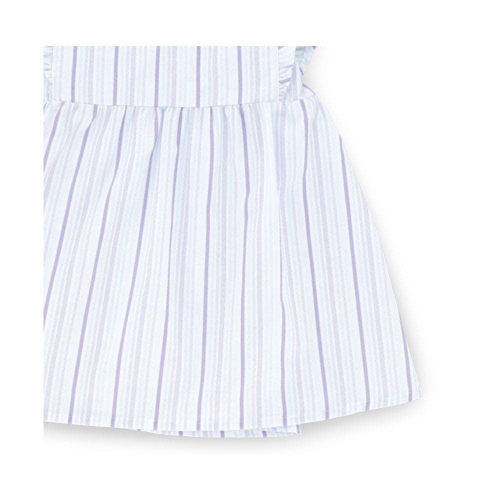 Foto 2 | Vestido Coqueta Para Niña De Poliéster Multi Con Rayas.