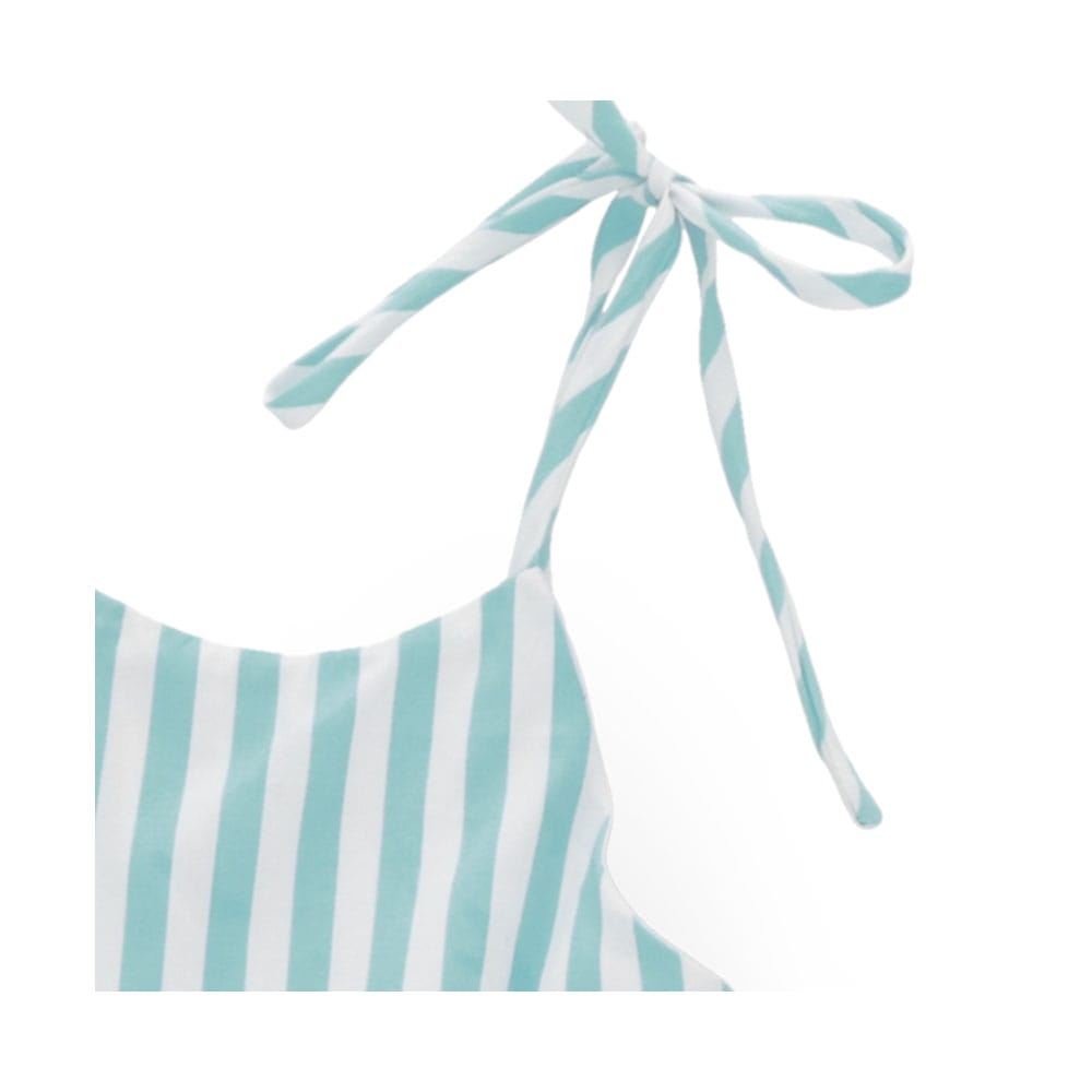 Foto 4 pulgar | Vestido Coqueta Para Niña De Algodón Azul Con Tirantes Ajustables