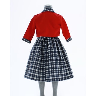 Foto 3 | Vestido Para Niña Chicos Olé 3647 Azul De Cuadros