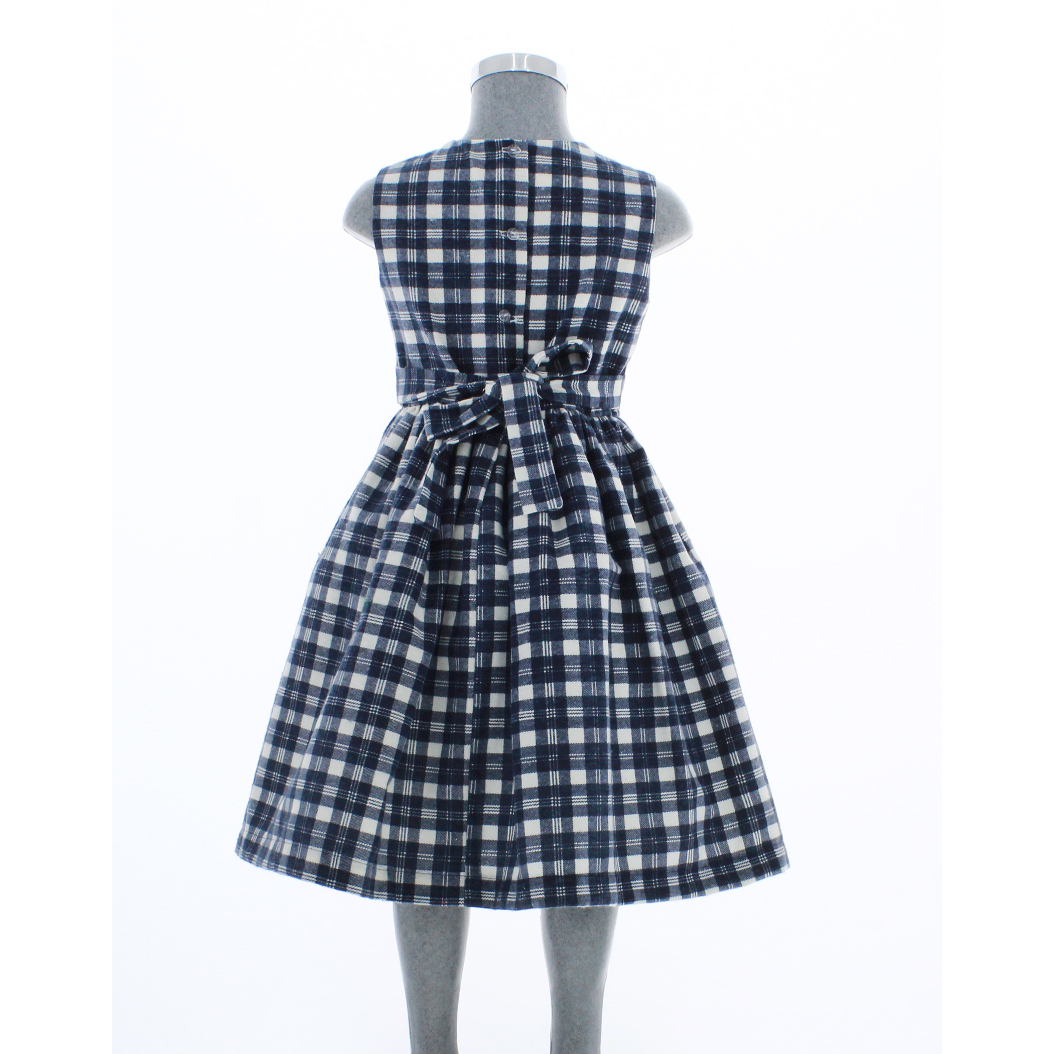 Foto 4 | Vestido Para Niña Chicos Olé 3647 Azul De Cuadros
