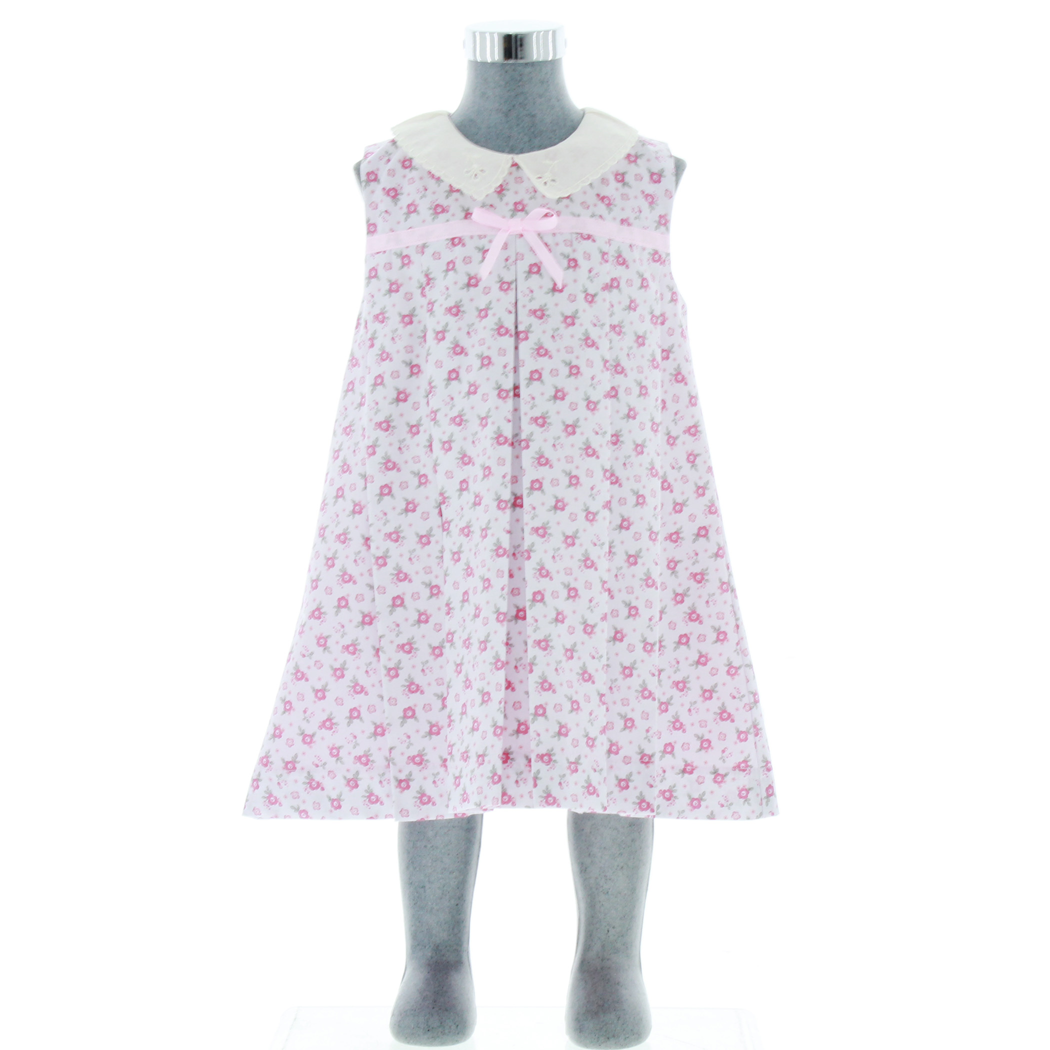 Foto 3 pulgar | Vestido Para Niña Chicos Olé 3710 Rosa Sin Manga