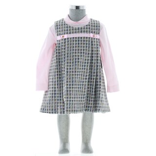 Foto 2 | Vestido Para Niña Chicos Olé 3698 Rosa Manga Larga