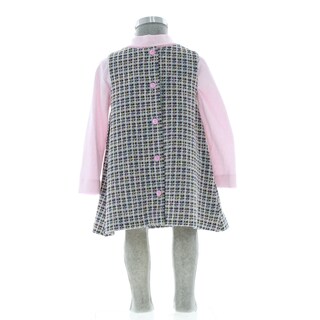 Foto 3 | Vestido Para Niña Chicos Olé 3698 Rosa Manga Larga