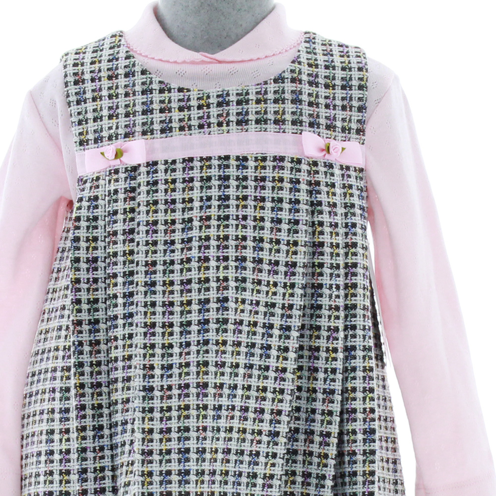 Foto 5 pulgar | Vestido Para Niña Chicos Olé 3698 Rosa Manga Larga