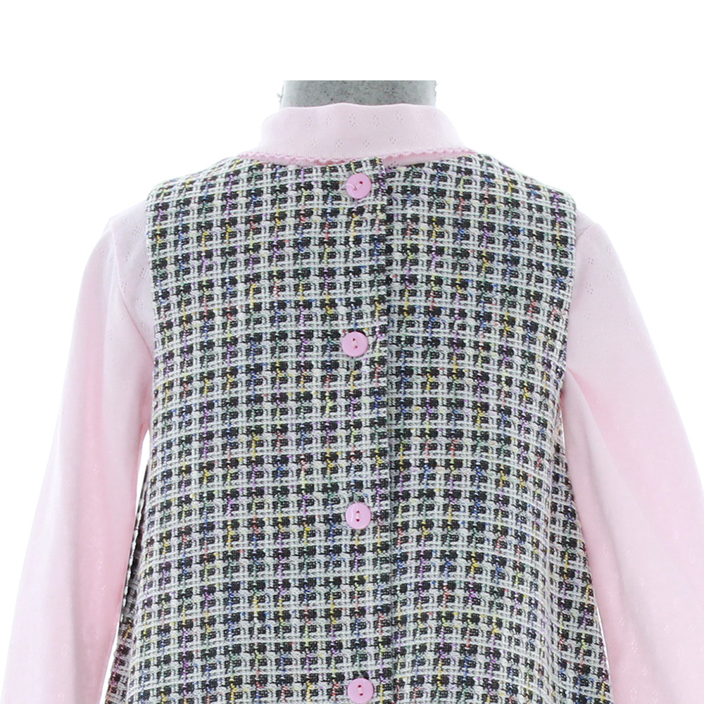 Foto 5 | Vestido Para Niña Chicos Olé 3698 Rosa Manga Larga