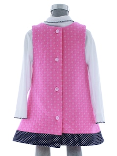Foto 3 | Vestido Para Niña Chicos Olé 2731 Rosa Manga Larga