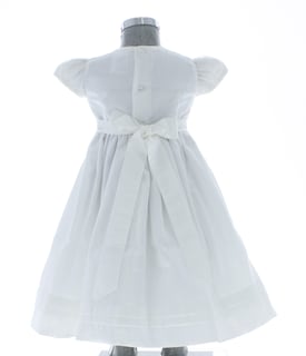 Foto 3 | Vestido Para Niña Bautizo Chicos Olé 2828 Blanco Elegante