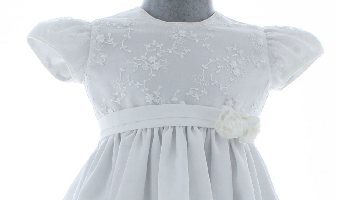 Foto 5 pulgar | Vestido Para Niña Bautizo Chicos Olé 2828 Blanco Elegante