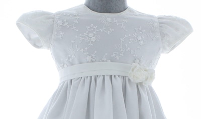 Foto 4 | Vestido Para Niña Bautizo Chicos Olé 2828 Blanco Elegante