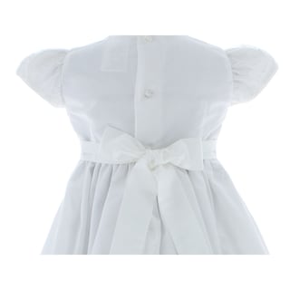 Foto 5 | Vestido Para Niña Bautizo Chicos Olé 2828 Blanco Elegante