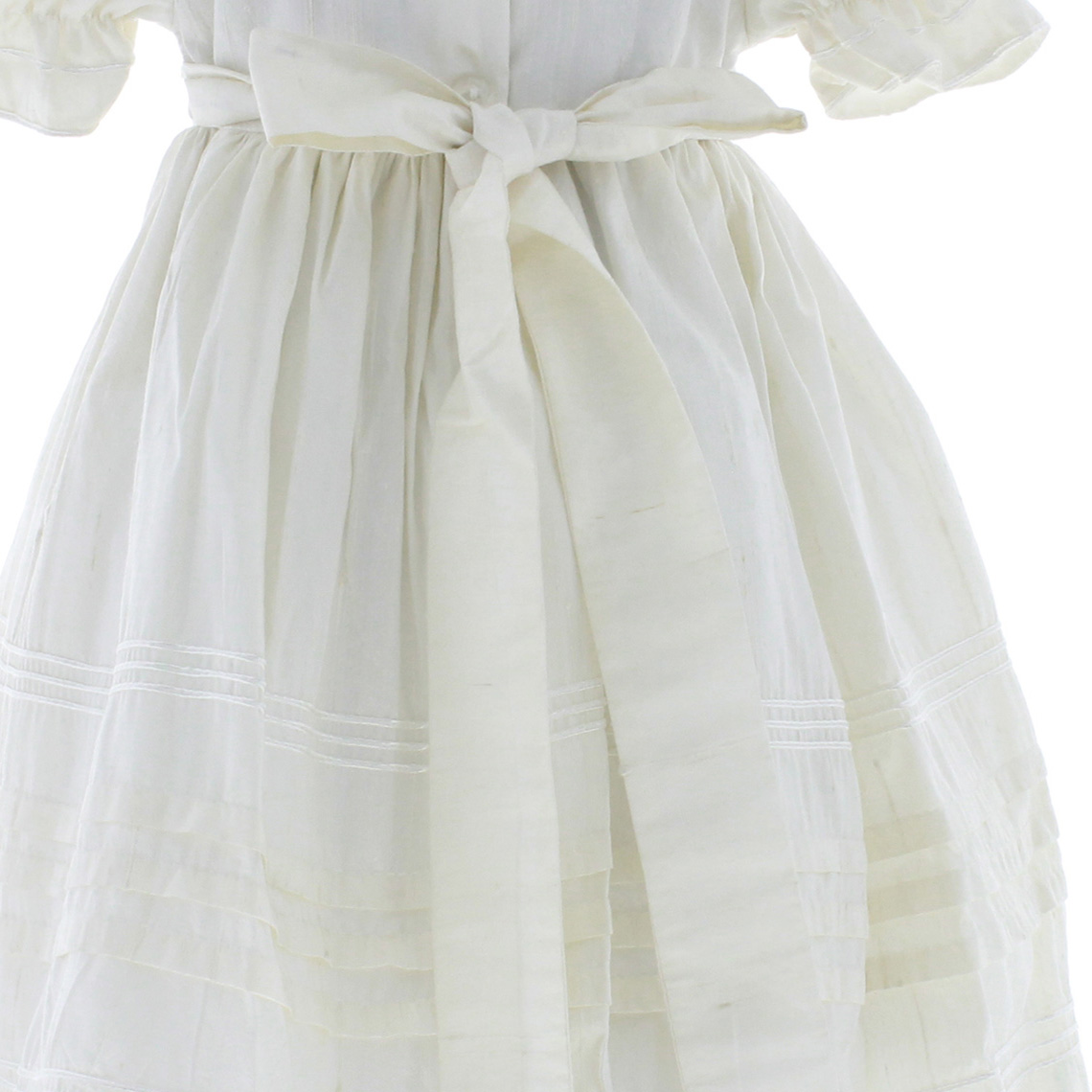 Foto 6 pulgar | Vestido Para Niña Bautizo Chicos Olé 2823 Blanco Con Moño