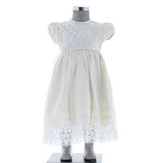 Foto 2 | Vestido Para Niña Bautizo Chicos Olé 2825 Marfil Con Moño