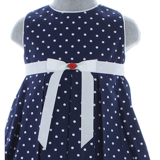 Foto 4 | Vestido Para Niña Chicos Olé 2887 Azul Manga Corta
