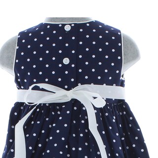 Foto 5 | Vestido Para Niña Chicos Olé 2887 Azul Manga Corta