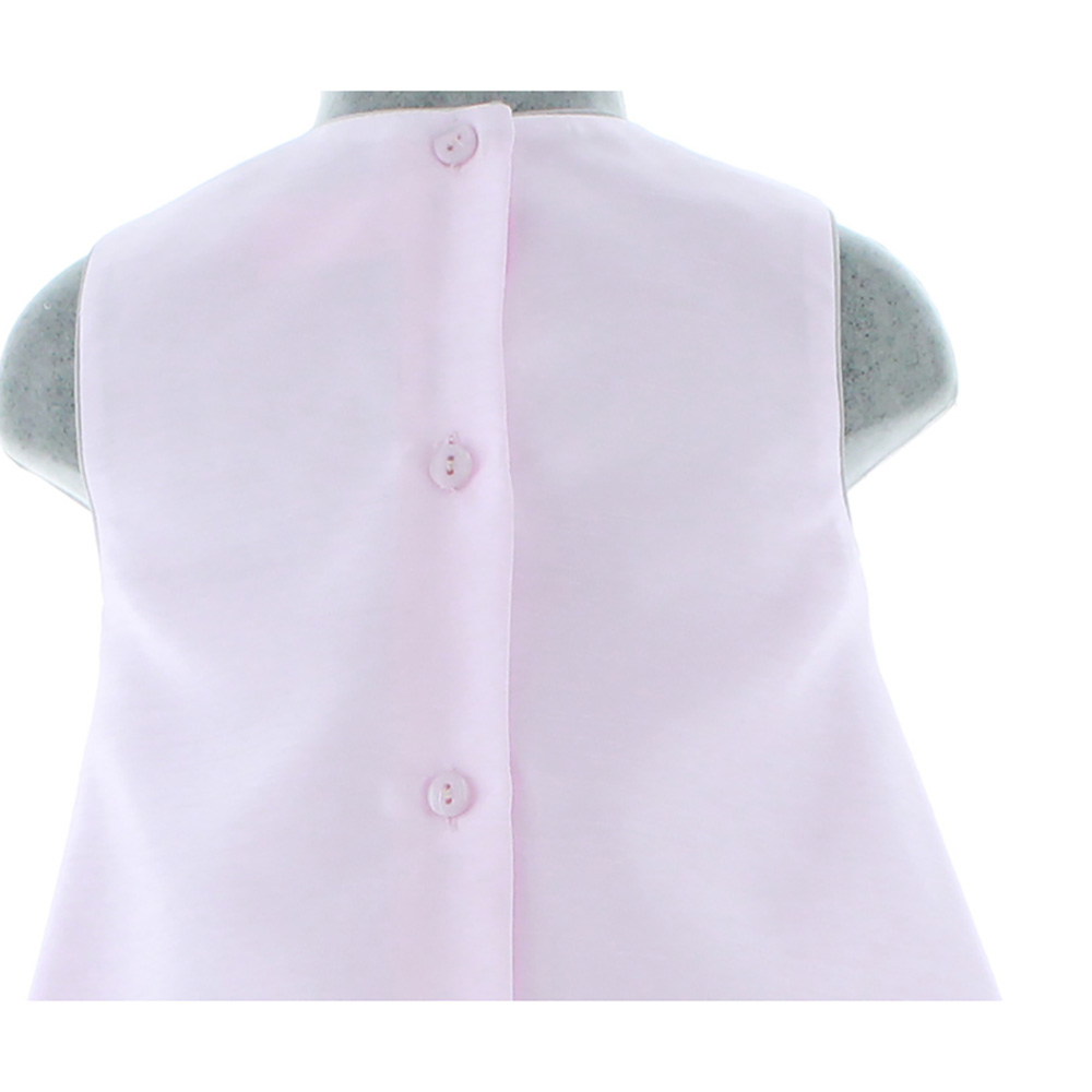 Foto 6 pulgar | Vestido Para Niña Chicos Olé 2888 Rosa Sin Manga Con Moños
