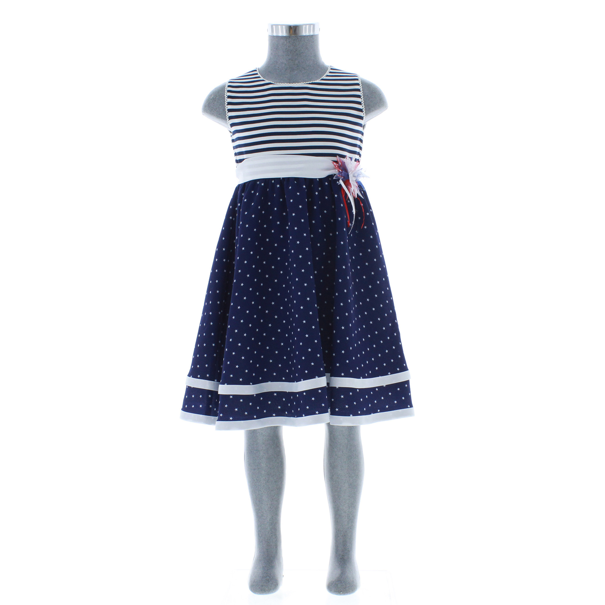 Foto 2 | Vestido Para Niña Chicos Olé 2941 Azul Sin Mangas