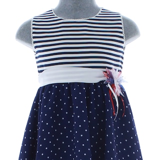 Foto 4 | Vestido Para Niña Chicos Olé 2941 Azul Sin Mangas