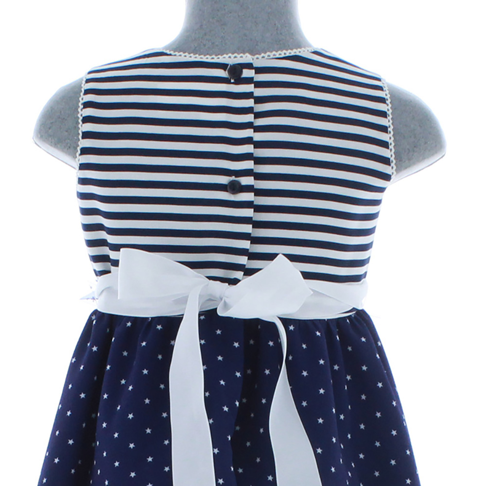 Foto 6 pulgar | Vestido Para Niña Chicos Olé 2941 Azul Sin Mangas
