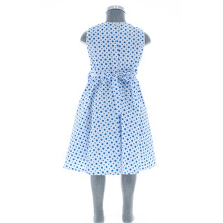 Foto 3 | Vestido Para Niña Chicos Olé 3006 Blanco Con Puntos Azules