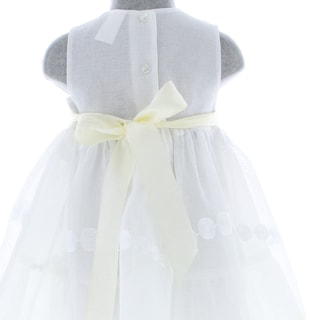 Foto 5 | Vestido Para Niña Chicos Olé 2944 Blanco Sin Mangas