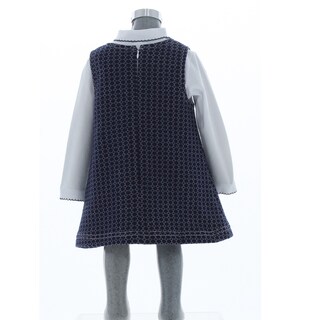 Foto 3 | Vestido Para Niña Chicos Olé 3267 Azul Manga Larga