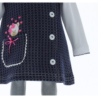 Foto 4 | Vestido Para Niña Chicos Olé 3267 Azul Manga Larga