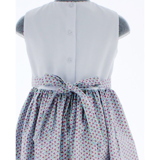 Foto 4 | Vestido Para Niña Chicos Olé 3061 Blanco Con Flores