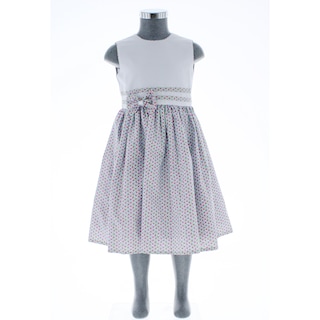 Foto 5 | Vestido Para Niña Chicos Olé 3061 Blanco Con Flores