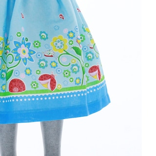 Foto 5 | Vestido Para Niña Chicos Olé 3539 Azul Con Flores