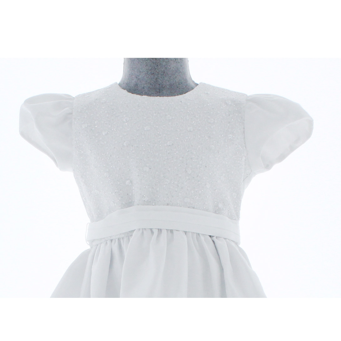Foto 8 pulgar | Vestido Para Niña Chicos Olé 3276 Blanco Elegante