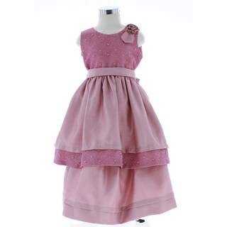 Foto 2 | Vestido Para Niña Chicos Olé 3275 Rosa Elegante