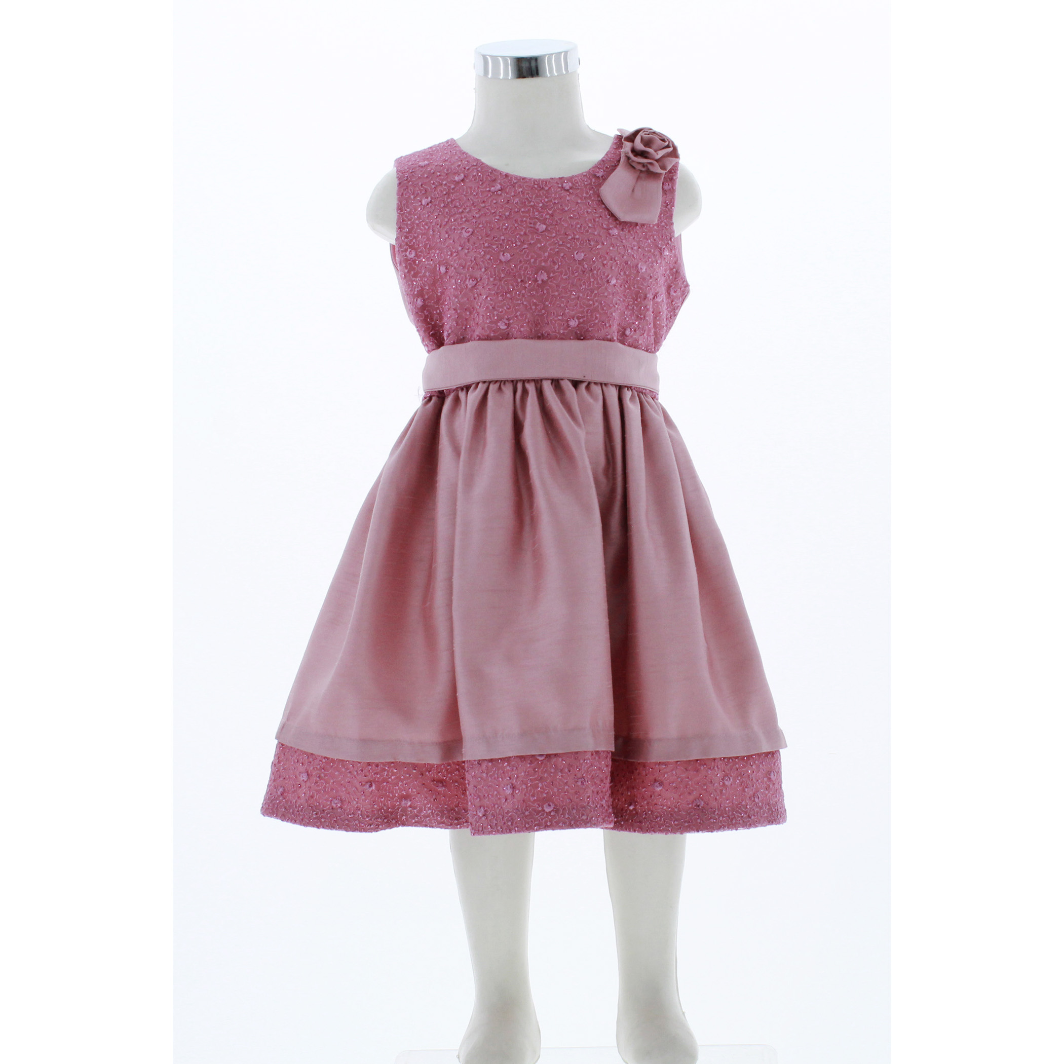 Foto 4 pulgar | Vestido Para Niña Chicos Olé 3275 Rosa Elegante