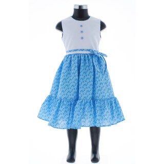Foto 2 | Vestido Para Niña Chicos Olé 3419 Azul Sin Mangas