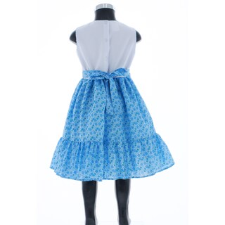 Foto 4 | Vestido Para Niña Chicos Olé 3419 Azul Sin Mangas