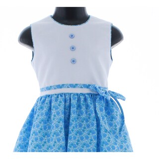 Foto 5 | Vestido Para Niña Chicos Olé 3419 Azul Sin Mangas